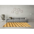 thumbnail image 3 of Ahgly Company Indoor Rectangle Abstract Brown Modern Area Rugs, 8' x 10', 3 of 4