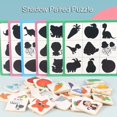 thumbnail image 4 of Juguetes Montessori de madera para niños, rompecabezas de formas de emparejamiento de sombras de frutas y animales, juego de pensamiento lógico, juguetes educativos, 4 of 4