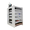thumbnail image 3 of Paper organization for the desk, desk file holder, desk letter tray and A4 paper tray, document tray for home, office, school, 3 of 5