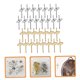thumbnail image 5 of CRILSTYLEO 30Ud Colgadores De Pared De Hierro Con Clavos Para Cuadros Y Pósteres, 5 of 8