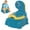 Blue, variant on Toilet Mat,Baby Potty Toilet Cartoon Dinosaur Training Potty Toilet Toddler Potty Chair With Rubber Base Toilet Tissue Dispenser & Guard Children Toilet Training For Child Toddler