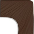 thumbnail image 4 of Elegant Comfort 1500 Series 5-Piece Sheet Set - Wrinkle, Fade and Stain Resistant - Deep Pocket Fitted Sheet, All Season Suitable, Split King, Chocolate Brown, 4 of 6