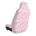 thumbnail image 2 of Disketp Ribbon Bow Car Seat Covers Universal Front Seat Coves for Car Accessories ,Padded Car Covers for Automotive, SUV, Truck, and Van, 2 of 5