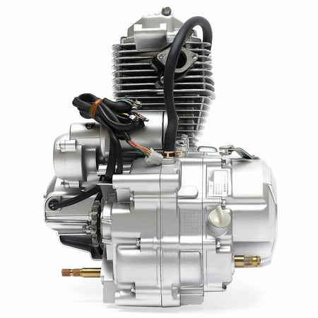 MIDUO 200cc/250cc ATV Engine 4-Stroke Motor Single Cylinder with Air-Cooled Vertical Engine w/Manual Transmission