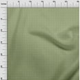 thumbnail image 3 of oneOone Cotton Poplin Light Green Fabric Check Quilting Supplies Print Sewing Fabric By The Yard 56 Inch Wide, 3 of 4