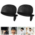thumbnail image 5 of Arborister Black Chef Hats Kitchen Cooking Cap Restaurant Working Hats (Black), 5 of 10