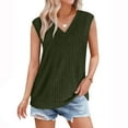 thumbnail image 7 of Abomasnow Womens V Neck Tank Tops Casual Sleeveless Ribbed Knit Shirts Trendy Sweater Vest Outfits, 7 of 7