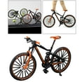 thumbnail image 3 of 1:10 Mini Racing Bicycle Mountain model bike mini Finger Bike Toys Model Decoration Crafts Orange, 3 of 8