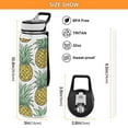 thumbnail image 3 of Pineapple 32oz Water Bottles with Straw Tritan Leakproof Sports Bottle BPA Free Clear for Fitness Gym Swimming Cycling, 3 of 7