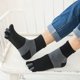 thumbnail image 5 of 3 pares de calcetines cómodos de algodón puro con puntera dividida, calcetines deportivos, calcetines de algodón para exteriores para hombres y mujeres, 5 of 6