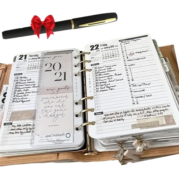 Life Area Simple Planning Toolkit,All in One Planner Life Area Simple Planner,Productivity Organizer for Work/Home/Personal Growth,10 Must-Have Productivity Organizer Set (Brown)