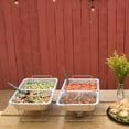 thumbnail image 5 of Sterno Chafing Dish Buffet Set - Chafing Dishes for Buffet, Catering Supplies Buffet Display - Pack of 9 Chafing Dish Set (Warming Fuel Sold Separately), 5 of 6