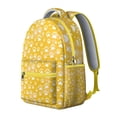 thumbnail image 2 of Yellow Dog Paw Footprint Backpack for School,Cute School Bag,Schoolbag with Adjustable Shoulder Straps & Padded Back,15.3"x11"x7.1".﻿, 2 of 6
