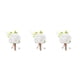 thumbnail image 1 of Qarigey Flores de boda delicadas y refinadas de seda Rosas de boda para padrinos de boda duraderas y duraderas blanco Type1 NO1, 1 of 6