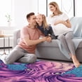 thumbnail image 4 of Fish Premium Polyester Chair Mat - Durable Floor Protector for Hardwood and Carpet, Right-Angle Design - Heavy Duty Office Chair Mat - Transparent, 48 x 36 inches, 4 of 6