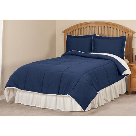 Sherpa Lined Microfiber Comforter by OakRidgeTM