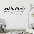 thumbnail image 3 of Baohd Removable Modern Letters Proverbs Bible Verse Wall Art Stickers Wall Decal Home Decor, 3 of 6