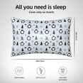thumbnail image 4 of KLL penguin tree star Pattern Silk Pillowcase for Hair and Skin Standard Size 20"X 30" Soft Breathable Pillow Covers for Sleeping, 4 of 6