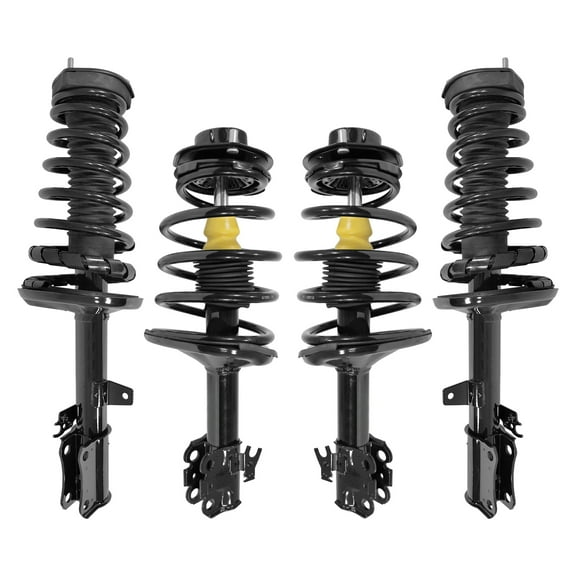 Unity Automotive Front & Rear Complete Strut Assembly Kit Fits 1995-1996 Toyota Camry, 4-11551-15321-001