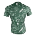 thumbnail image 4 of joogoo Science Note Green Pattern Men's Cycling Jerseys Mountain Bike Short Sleeve Tops XL, 4 of 7