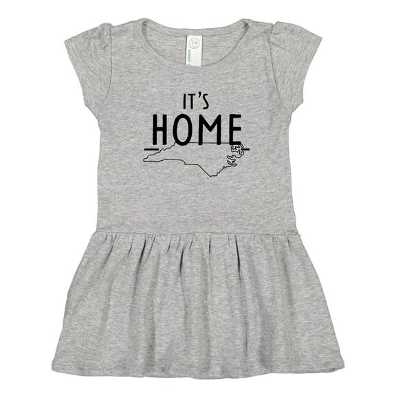 Inktastic It's Home- State of North Carolina Outline Girls Toddler Dress