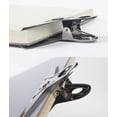 thumbnail image 2 of Clips Bulldog Extra Grandes, Paquete de 2 Clips Gigantes Gigantes de Acero Inoxidable de 30 Cm, Soporte de Abrazaderas de Papel para Tablero de Dibujo, Arte, Maestros, Oficina en Casa (Plata), 2 of 5