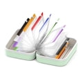 thumbnail image 2 of A8 Waterproof Pill Pouch Set, Large Weekly Pill Organizer with 14 Color-Coded Medicine Pouches, Reusable Travel Medicine Organizer, Zippered Pill Storage for Fish Oils, Vitamins (Green), 2 of 8