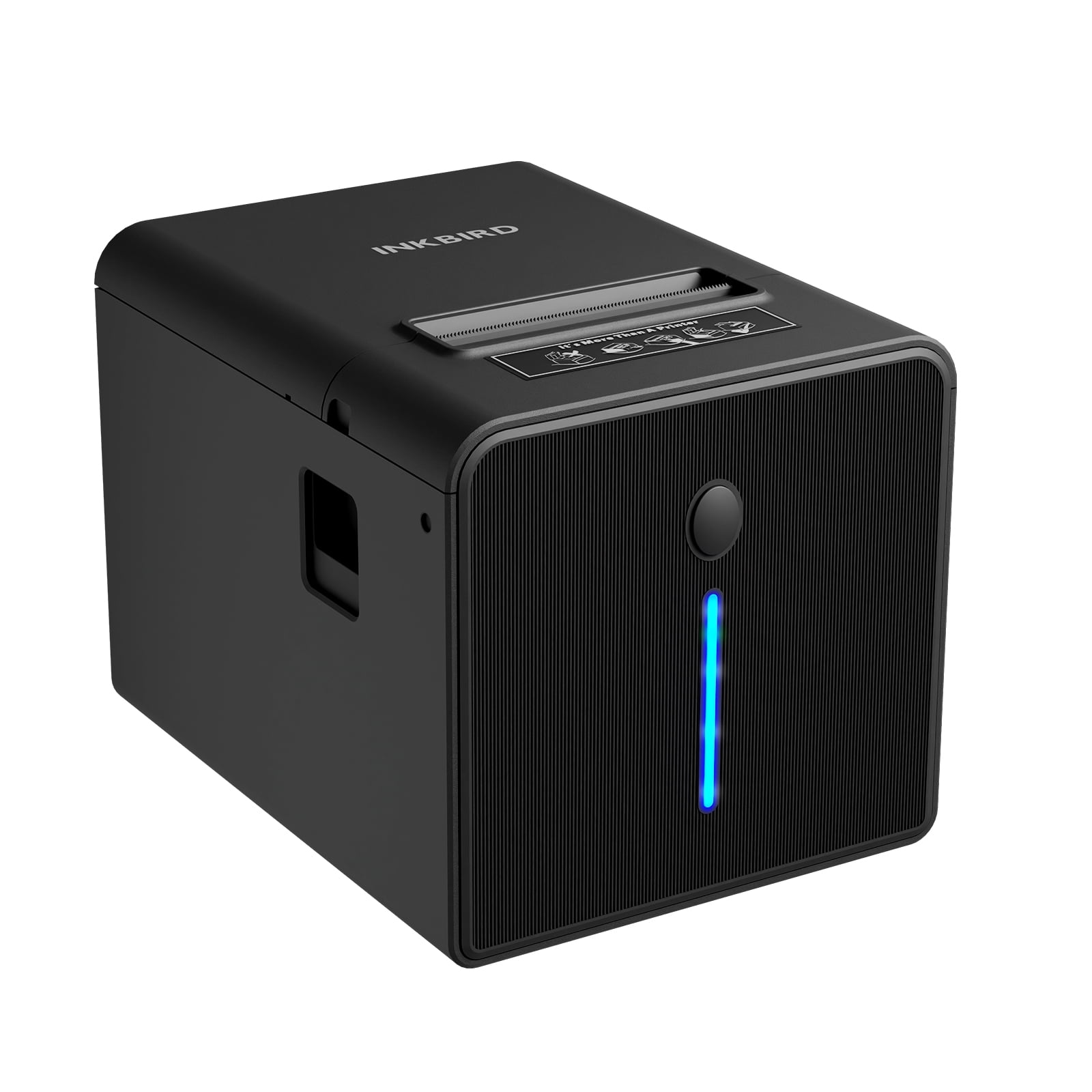 INKBIRD Thermal Receipt Printer, Waterproof IP54 Kitchen POS Printer, Ethernet USB RJ11, 230mm/s Direct Thermal Printing, Wall-Mounted, Ideal for Restaurant Cafe Supermarket