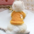 thumbnail image 4 of Dog Fleece Coat Pet Plush Warm Winter Sweater for Small Dogs French Bulldog Puppy, 4 of 5
