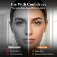 thumbnail image 4 of Eyebrow Scissors with Comb, 2-in-1 Professional Eyebrow Trimmer with Comb, Stainless Steel Precision Brow Grooming Scissors for Women and Men, Easy and Even Trimming Tool (Rainbow Titanium, 1pcs), 4 of 9