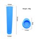 thumbnail image 2 of Moldes para paletas de hielo de silicona,Moldes para hacer paletas,10 colores vibrantes,Juego de 10, 2 of 7