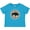 Turquoise, variant on Inktastic Buffalo Cute Western Pattern Boys or Girls Baby T-Shirt