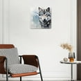 thumbnail image 3 of 14 Inch Wall Clock Battery Operated Silent Clock Decorative for Office, Kitchen, Outdoor, Living Room，Wolf Head Creative, 3 of 4