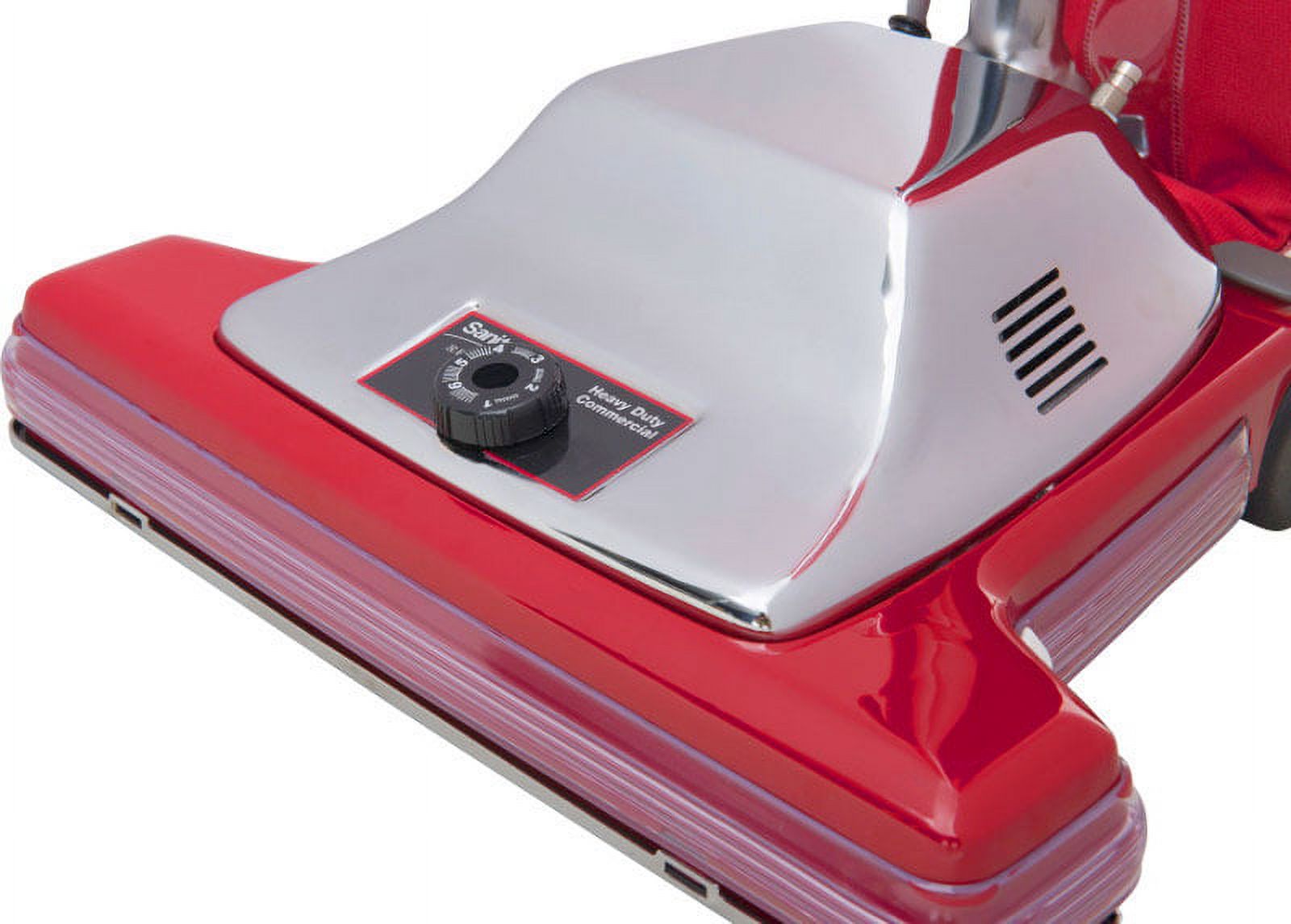 Sanitaire Widetrack Commercial Upright Vacuum w/Vibra Groomer, 16" Path, 18.5lb, Red - image 3 of 3