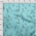 thumbnail image 3 of oneOone Polyester Spandex Aqua Blue Fabric Geometric Fabric For Sewing Printed Craft Fabric By The Yard 56 Inch Wide, 3 of 6