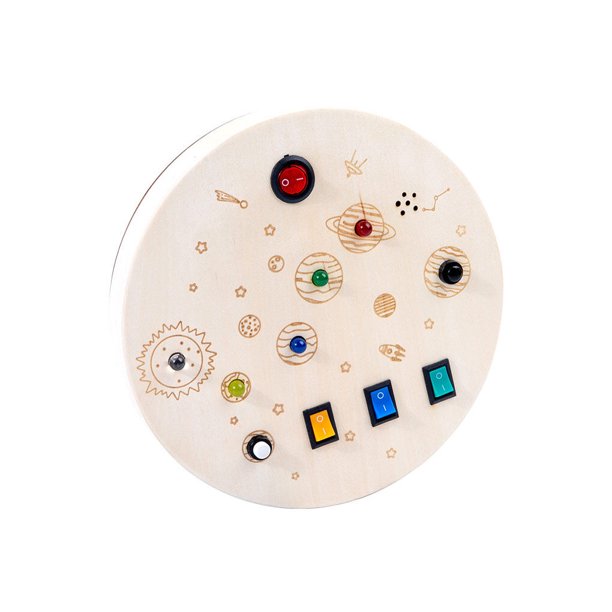 Ounissouiy Tablero ocupado, suministros educativos, herramienta de enseñanza, juguete, dulce regalo, funcionamiento con batería, comodidad, Juguetes Educativos Pizarron electrico
