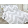 thumbnail image 2 of Chevron 3 Piece Quilt Set by LCM Home Fashions, 2 of 3