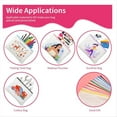 thumbnail image 2 of Sublimation Blank Canvas Cosmetic Bags Bulk,DIY Heat Transfer Bags, Clear with Zipper, 2 of 6