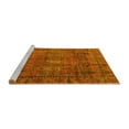 thumbnail image 2 of Ahgly Company Machine Washable Indoor Rectangle Abstract Yellow Modern Area Rugs, 2' x 4', 2 of 4