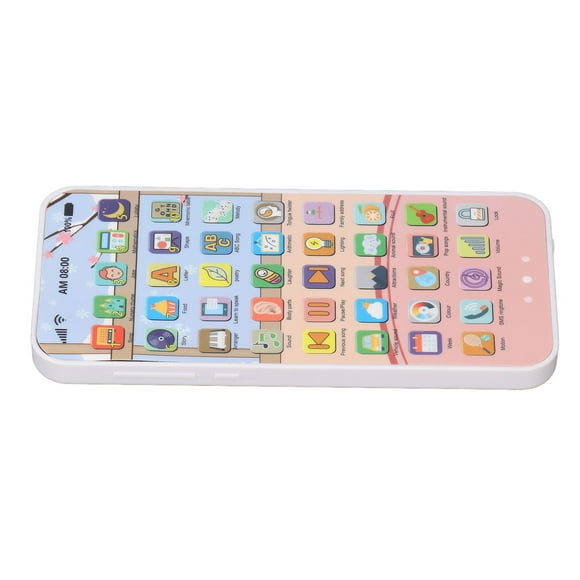 Mácina de Educación Tempana Con Pantalla Tactil, Teléfono de Juguete para bebe Multifuncio recargable de 40 botones, Confiones interactivas para niños