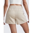 thumbnail image 2 of CRZ YOGA SoftAura Sweat Shorts for Women 4" High Waisted Casual Lounge Athletic with Pockets, 2 of 4