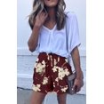 thumbnail image 4 of onlypuff Womens Shorts Comfy Drawstring Elastic Waist Summer Shorts with Pockets Casual Pants-week, 4 of 4