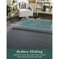 thumbnail image 2 of Unique Loom Sofia Collection Area Rug - Casino Bundle (5' 3" x 8' Rectangle Turquoise/Ivory), 2 of 9