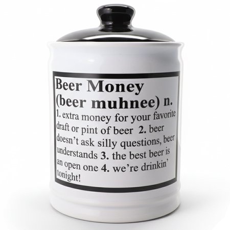 Cottage Creek Beer Money Ceramic Piggy Bank