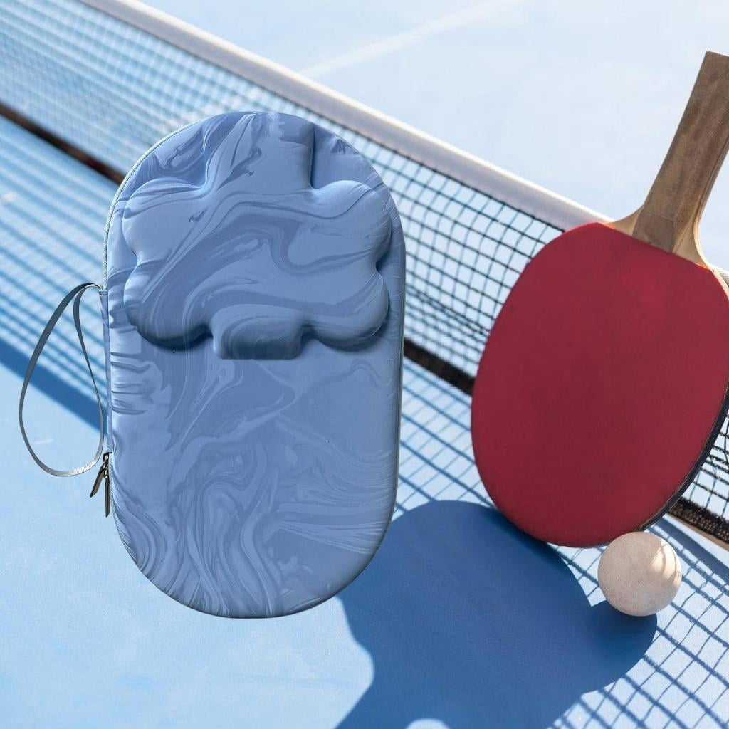 Yihuala Lightweight Portable Table Tennis Paddle Case Equipped with Comfortable Handle and Optional Shoulder Strap for Effortles