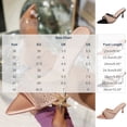 thumbnail image 3 of Gpaecead Women's French Rhinestone Mesh Stiletto Heel Mules Pointed Open Toe Sparkling Elegant Party Shoes, Pink, 3 of 8