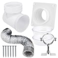 thumbnail image 1 of Manguera de papel de aluminio para mascotas, manguera de papel ABS para conductos, accesorios de secador ignífugos para coche Hugtrwg Para estrenar, 1 of 1
