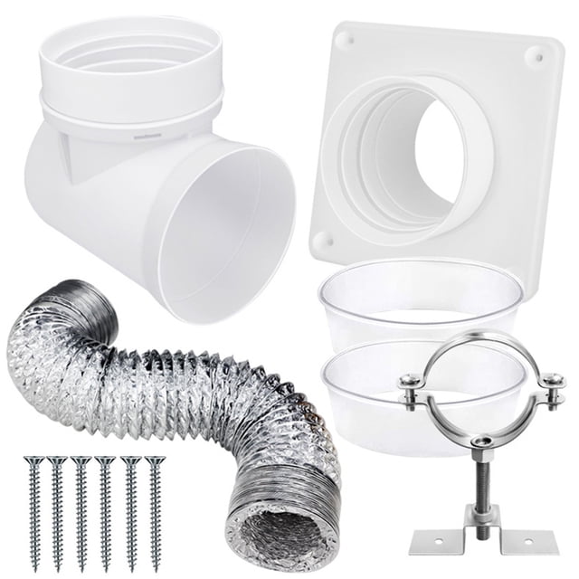 Manguera de papel de aluminio para mascotas, manguera de papel ABS para conductos, accesorios de secador ignífugos para coche Hugtrwg Para estrenar