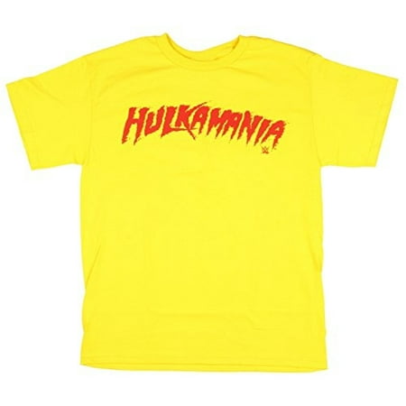 Men's WWE Hulk Hogan Hulkamania T-Shirt Yellow