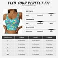 thumbnail image 6 of Lsque Donut Printed Women'S Sports Bra, Compression, Moisture Wicking, High-Impact Sports Bra For Women,Supportive sports bra-, 6 of 9